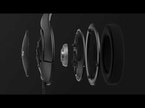 Sennheiser HD 560S atviro tipo referencinės ausinės su laidu, Juodos video