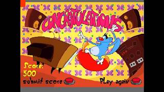 Oggy Moshi (Oggy and the Cockroaches game)  Gamepl