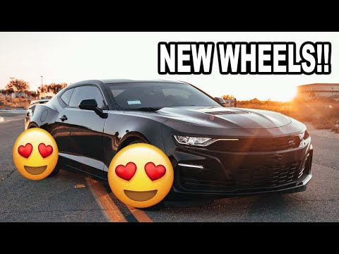 NEW WHEELS FOR MY CAMARO SS!!