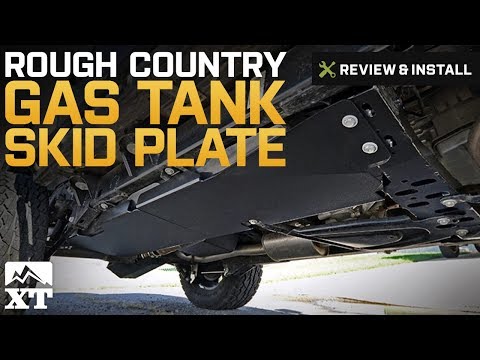 Jeep Wrangler (2007-2017 JK) Rough Country Gas Tank Skid Plate Review & Install