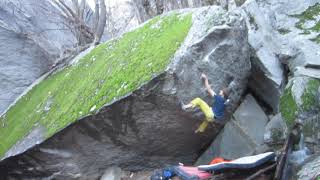 Video thumbnail of La Proue, 8b. Cresciano