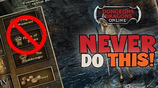 🚫Avoid These Common Mistakes! DDO Beginner's Guide