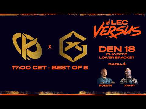 LEC Versus co-stream | D18 - BO5 Fearless | KC vs GX | Playoffs W7D1 | #WatchLEC