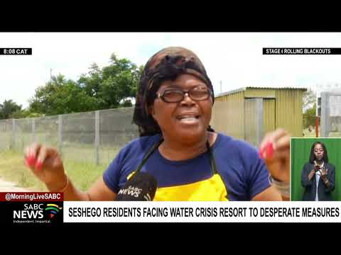 Seshego residents facing water crisis resort to desperate measures
