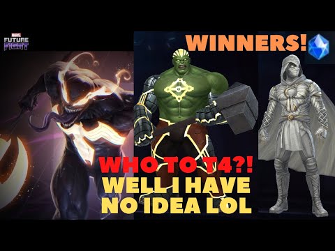 LVL 80 VENOM vs LVL 80 HULK vs LVL 80 MOON KNIGHT! - KNULL 24 / MEPHISTO 29 - Crystal WINNERS - MFF