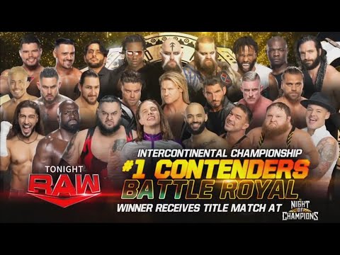 Batalla Real oportunidad Campeonato Intercontinental en Night Of Champions - Raw 15/05/2023 Español