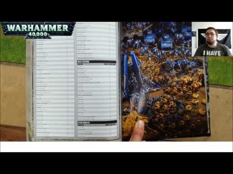 Warhammer 40k 8th Edition Imperium 1 Index Review Part 1(Timestamped)