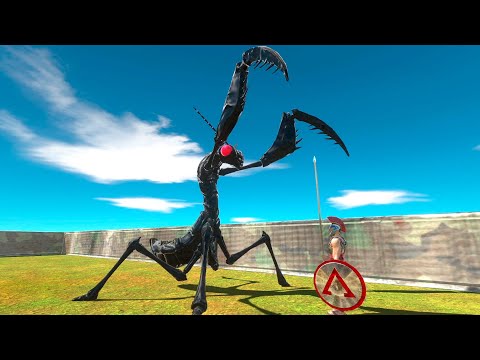 BLACK GIANT MANTIS Takes A Deadly Path ► Animal Revolt Battle Simulator