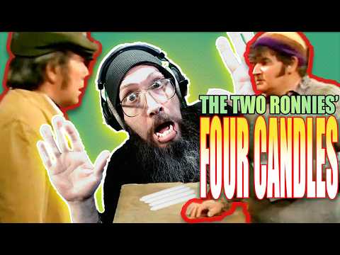 American Reacts to The Two Ronnies | Four Candles (Fork Candles 🤣)