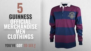 Top 10 Guinness Official Merchandise Men Clothings [ Winter 2018 ]: GUINNESS Wine and Navy Striped
