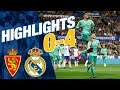 HIGHLIGHTS | Zaragoza 0-4 Real Madrid | ALL GOALS
