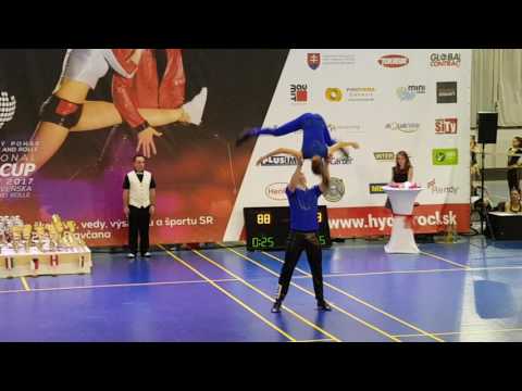 Miroslav Lalik a Lucia Ivaničová 1.miesto akro