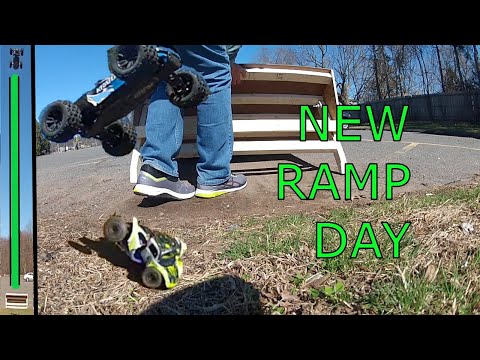 Arrma Kraton 6s V4 traxxas rustler 4x4 vxl and slash New Ramp Day