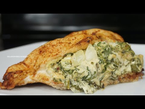 Stuffed Chicken Breast With Spinach And Cream Cheese