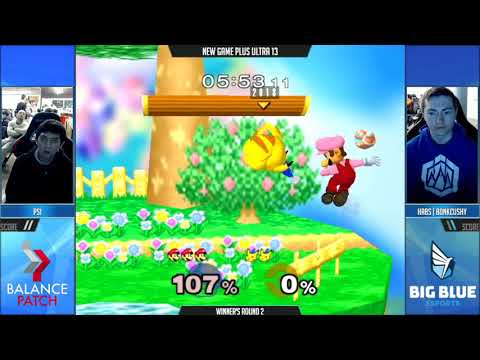 NGPU 13 SSBM - PSI (Luigi) vs. BonkCushy (Pikachu) - Melee WR3