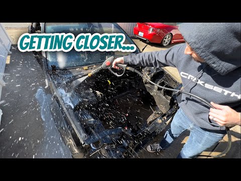 1988 CRX Si Restore Part 14 - Engine Bay Prep