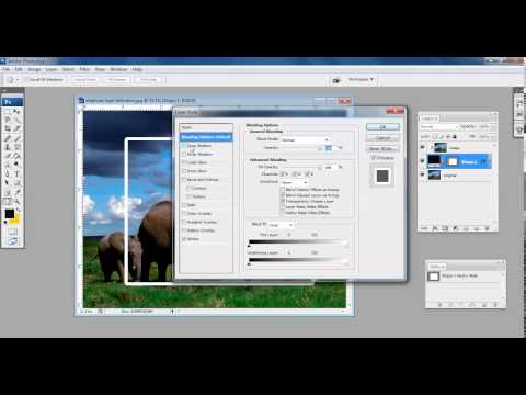 Grayscale Photo Within a Color Photo Frame
