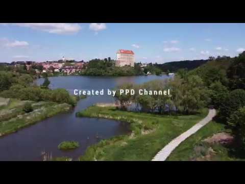 Castle Plumlov by drone