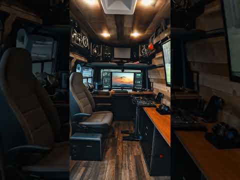 Ultimate Van Life Workstation – Mobile Office Goals! #campervan #VanLifeSetup #VanTour