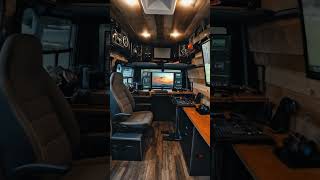 Ultimate Van Life Workstation – Mobile Office Goals! #campervan #VanLifeSetup #VanTour