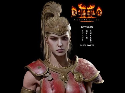 Diablo 2 Resurrected - Physical Bowazon - skills, stats, gear, safe farm route