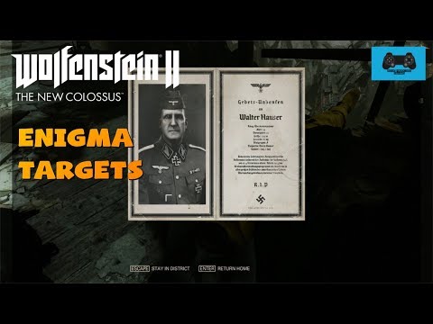 The Enigma Machine: Walter Hauser | Wolfenstein II The New Colossus Walkthrough