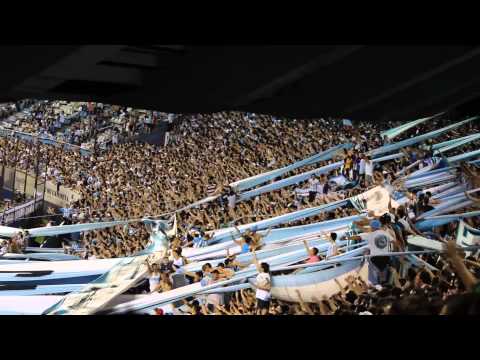 "Aunque no demos la vuelta Racing siempre es una fiesta - Racing 1 - 0 River" Barra: La Guardia Imperial &bull; Club: Racing Club