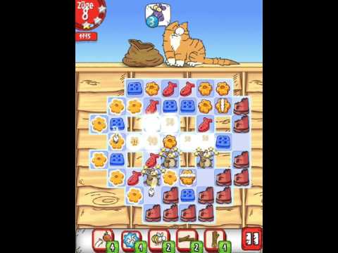 Simons Cat - Crunch Time - Level 153 - No Boosters (by match3news.com)