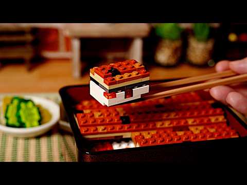 Lego Unaju - Traditional Japanese Food / Stop Motion Cooking & ASMR