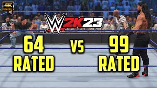 Can You Beat Roman Reigns On The Hardest Difficulty Using The Worst Wrestler