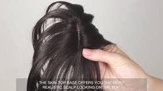 How to apply UniWigs clip-in human hair bangs/fringe | Hair topper 101