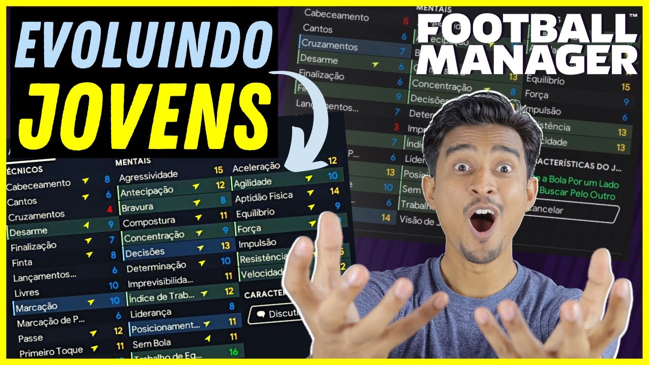 Como DESENVOLVER JOVENS JOGADORES no Football Manager | As MELHORES DICAS