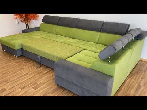 Rohová sedací souprava do U, MODULO V