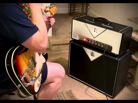 TopHat Super Deluxe hd w/2x10 cab. Demo w/TopHat Telavarius Thinline Custom