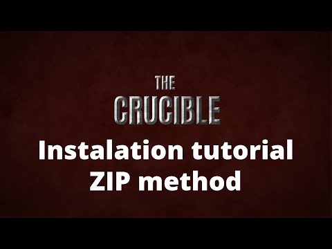 Crucible Mod - installation guide - ZIP method (recommended)