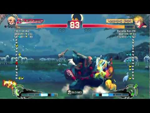 SSF4 AE: FNEX ShiiNe(Gouken) vs Banana Ken PR(Ken) - HD 720p