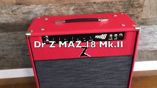 Dr. Z MAZ 18 Mk.II Official Demo with Dave Baker