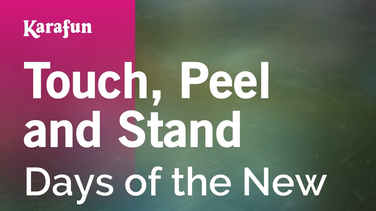 Touch, Peel and Stand - Days of the New | Karaoke Version | KaraFun