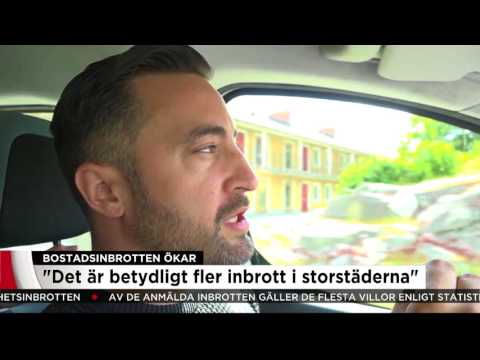 "Det tar mig 7 sekunder att bryta upp en dörr" - Nyheterna (TV4)
