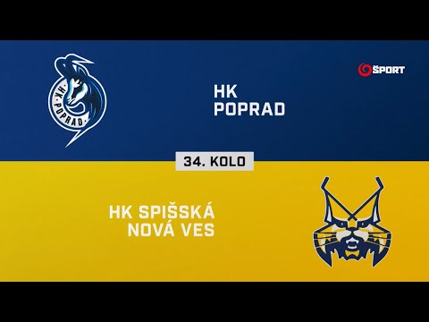 34. kolo: HK Poprad – HK Spišská Nová Ves 4:2 (HIGHLIGHTY)