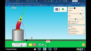 ‪Phet Colorado Projectile Motion‬ Explanation