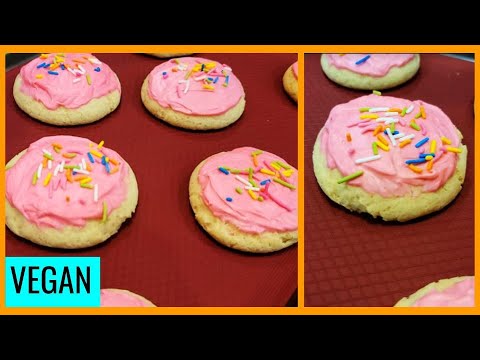 Vegan Sugar Cookies | How to Make (copycat) Lofthouse Cookies