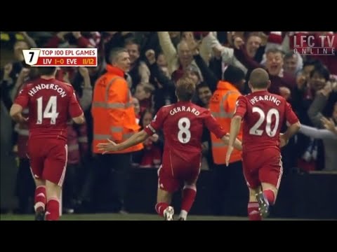 Liverpool 3-0 Everton Fantastic Hattrick from Steven Gerrard In 2011/12