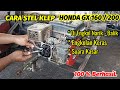 CARA STEL KLEP MESIN GX 160 200