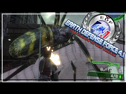 ★ Giant spiders = fun - Ep 3 - Earth Defense Force 4.1 PC gameplay (blind RP let's play)