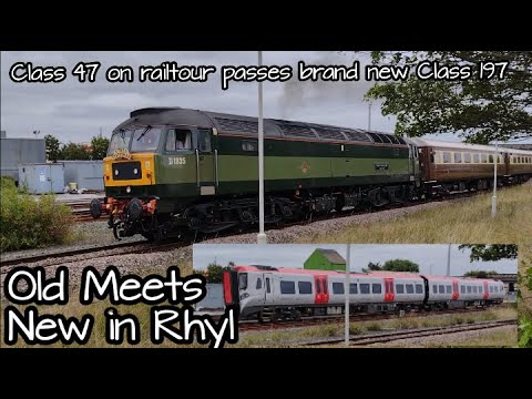 Rhyl 30.08.2921 - D1935 Roger Hosking on Settle and Carlisle Circular railtour passes TFW 197002