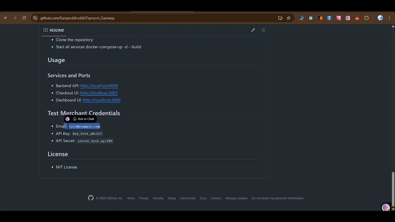 Payment gateway | Pern stack | GPP TASK