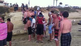 preview picture of video 'Cliff Diving at Sunset cliffs in San Diego 6'