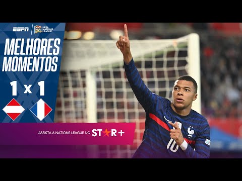 Gols e lances de Austria x França
