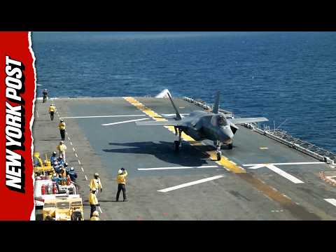 Marines Pull Off Jaw-dropping F-35B Vertical Landings on USS Boxer